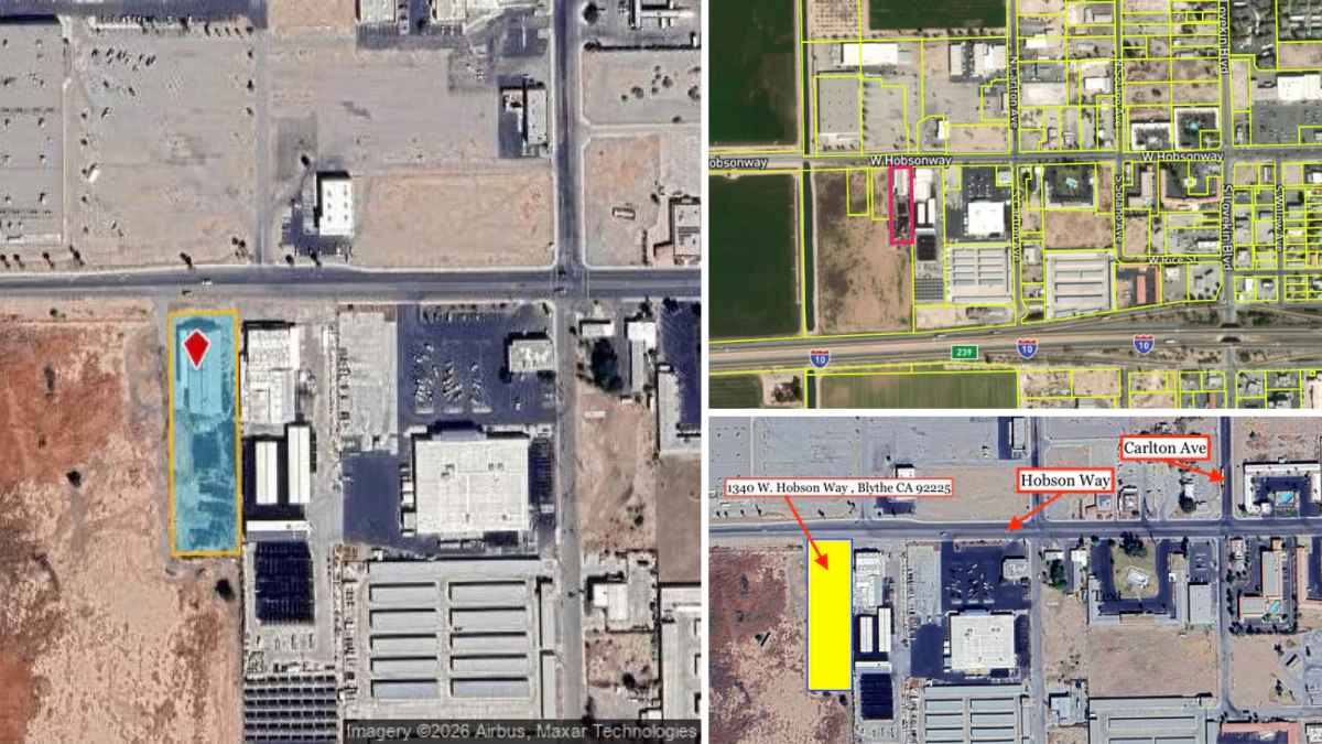commercial land for sale in Blythe