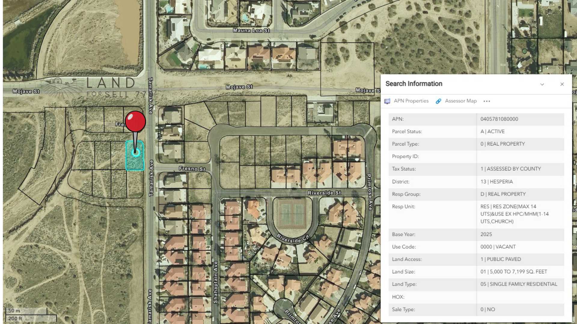 Land for sell Hesperia - Landforsell770