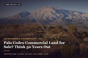 Open California parcel at sunset illustrating palo cedro commercial land for sale research