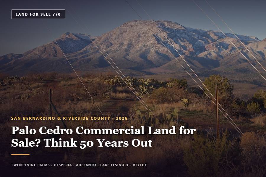 Open California parcel at sunset illustrating palo cedro commercial land for sale research