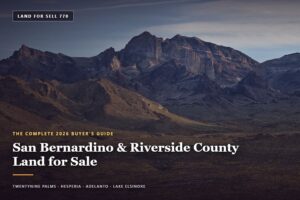 Open high desert land near Twentynine Palms, San Bernardino County, California — land for sale in San Bernardino and Riverside County